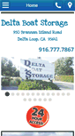 Mobile Screenshot of deltaboatstorage.net